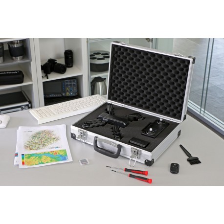 Exemple d'utilisation de la Mallette de rangement en aluminium P 7265