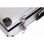 Fermeture à clef de la Mallette de rangement en aluminium P 7270