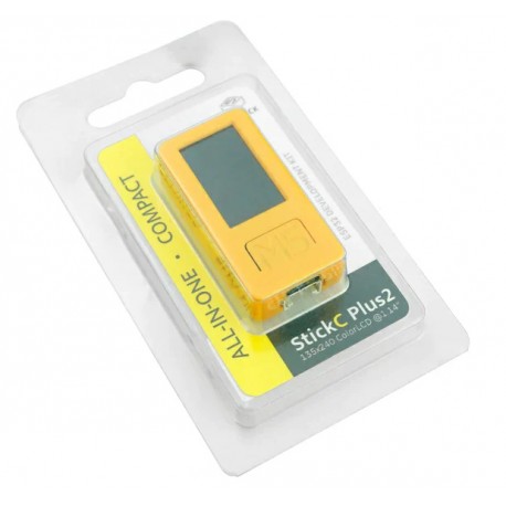 Module IoT M5StickC Plus2 ESP32-PICO dans son blister de rangement