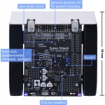 Détail du shield Zumo pour Arduino® 2521