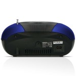 SCD-37 USB Blue Portable FM Radio CD and USB player Blue  - 6