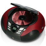 SCD-37 USB Rouge Radio FM Portable CD et Lecteur USB Rouge  - 5
