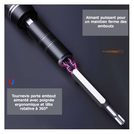 Coffret tournevis de précision 25-en-1  - 5