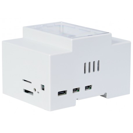 Boitier rail DIN gris pour Raspberry Pi 5