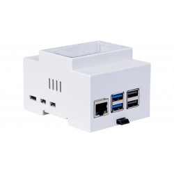 Boitier rail DIN gris pour Raspberry Pi 5