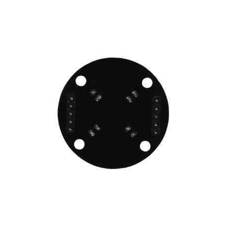 Vu de dessous du Capteur de couleur TCS3200