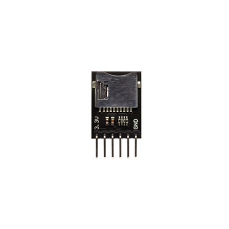 Vu de dessus du Module microSD breakout COM-MSD