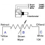 Brochage du potentiomètre