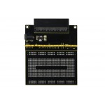 Vue de dessus de la Platine de prototypage pour micro:bit MB-CONN01