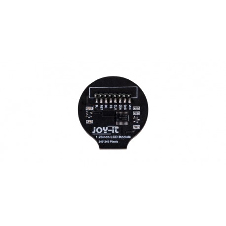 Vue de dessous de l'afficheur LCD rond Joy-IT SBC-LCD1.28R