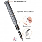 Détail du manche du coffret de tournevis de précision 130 pièces PCW08I