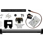 Détail du maxi actionneur linéaire avec servomoteur