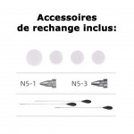 Accessoires de rechange livré avec la station à dessouder 90W ZD-8925
