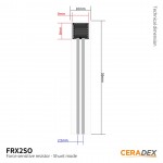 Capteur FSR CERADEX (gamme Shunt) FRX2SO  - 2