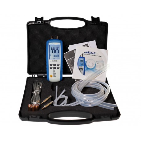 Détail du contenu du Compteur de pression différentielle PeakTech® 5144