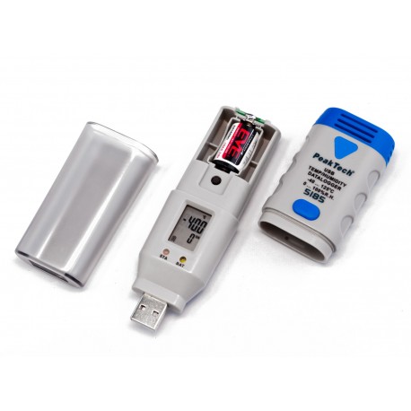 Détail du Datalogger température et humidité PeakTech® 5185