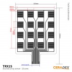Dimensions Capteur FSR CERADEX (gamme Shunt) TRX1S