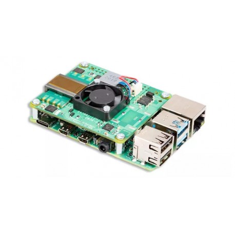 Exemple d'utilisation du Module POE+ HAT sur une Raspberry Pi