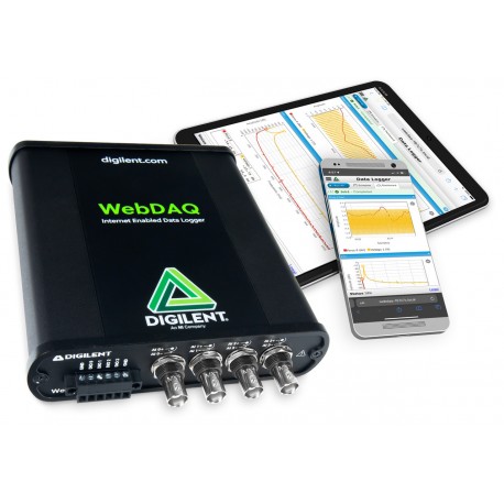 Enregistreur de données vibro-acoustique Ethernet WebDAQ 504  - 1