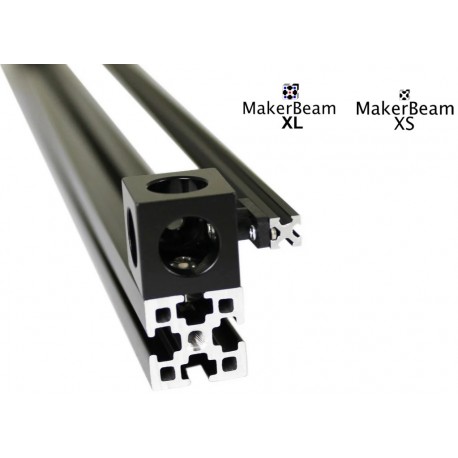 Supports noirs pour gamme MakerBeam XS 3