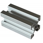 Vue détaillée du Profilé aluminium 40 mm ACRZilla série 20x20