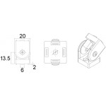 Articulation pour profilé ACRZilla série 20x20