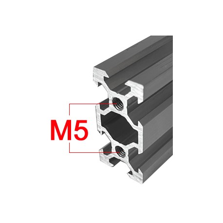 Trous taraudés Profilé aluminium 100 mm ACRZilla série 20x40