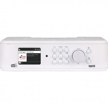 Imperial DABMAN i460 Radio multifonctionnelle blanc-argenté  - 1