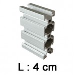 Profilé aluminium 40 mm ACRZilla série 20x60