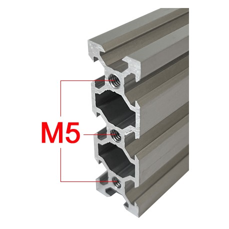 Taraudage des trous du profilé aluminium 300 mm ACRZilla série 20x60