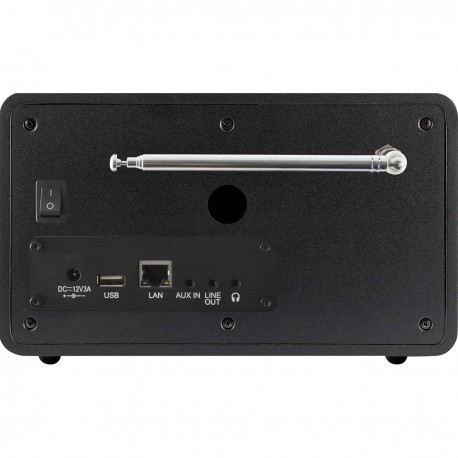 DABMAN i150 Radio hybride compacte pour Internet / DAB+ / FM Noir  - 2