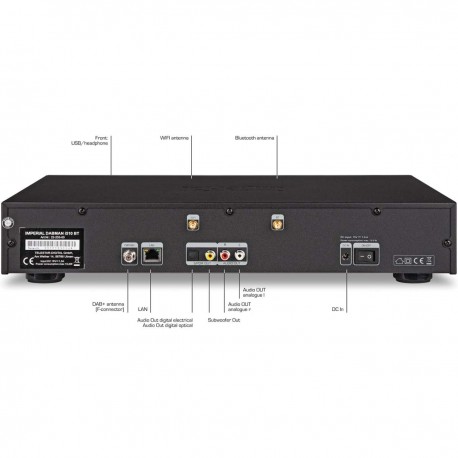 DABMAN i510 BT Radio multifonctionnelle DAB+ / FM / Internet / Bluetooth Noir  - 4