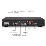 DABMAN i560 CD Chaîne hi-fi tout-en-un avec amplificateur et lecteur CD DAB+ / FM / Internet / Bluetooth Noir  - 5