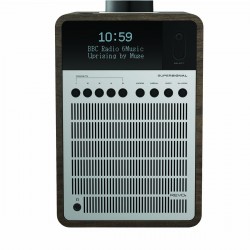 SuperSignal Compact DAB+ / FM / Bluetooth Combo Radio Walnut-Silver  - 1