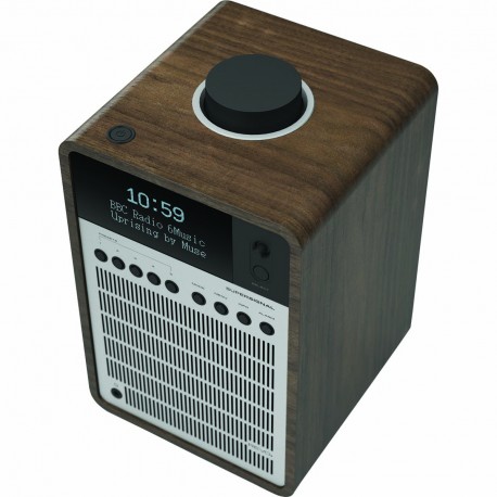 SuperSignal Compact DAB+ / FM / Bluetooth Combo Radio Walnut-Silver  - 4