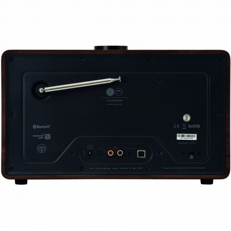 SuperCD Sound System avec lecteur CD DAB+ / FM / Internet / Bluetooth Noyer-Noir  - 3