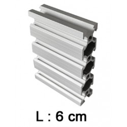 Profilé aluminium 60 mm ACRZilla série 20x80