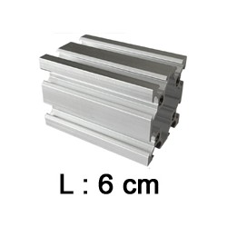 Profilé aluminium 60 mm ACRZilla série 40x40