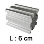 Profilé aluminium 60 mm ACRZilla série 40x40