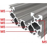 Trous taraudés Profilé aluminium 1000 mm ACRZilla série 40x80