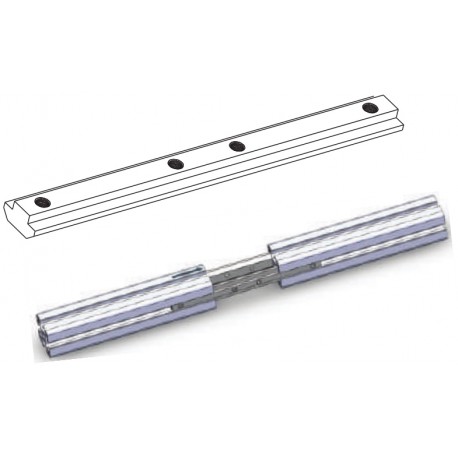 Détail Barre d'accouplement pour profilés ACRZilla