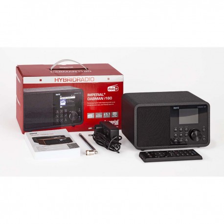 DABMAN i160 Radio DAB+ et Internet Noir  - 8