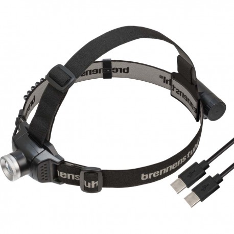 LuxPremium lampe frontale LED rechargeable KL 251 AF / Phare avec LED CREE et feu rouge arrière  - 1