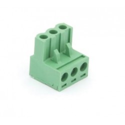 Bornier débrochable 3 plots (pas 5 mm)  - 1