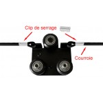 Utilisation de courroies avec le Chariot mobile 3 roues pour profilés 20x20