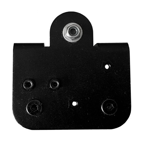 Vue arrière du Chariot mobile 3 roues pour profilés 20x20