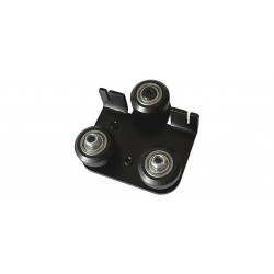 Chariot mobile 3 roues pour profilés 20x20