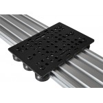 Utilisation du Grand chariot mobile 6 roues pour profilés 20x80 sur un profilé