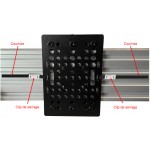 Utilisation de courroies avec le Grand chariot mobile 6 roues pour profilés 20x80