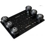 Vue arrière Grand chariot mobile 6 roues pour profilés 20x80